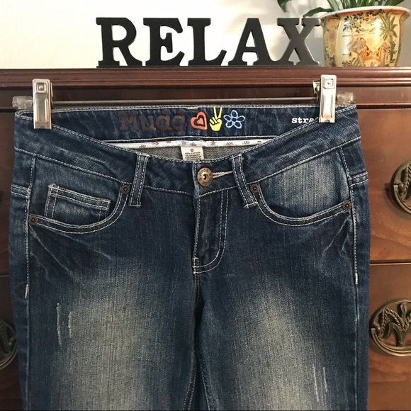 SOLD!! Mudd Straight Leg Denim Jeans - Picture 2 of 7